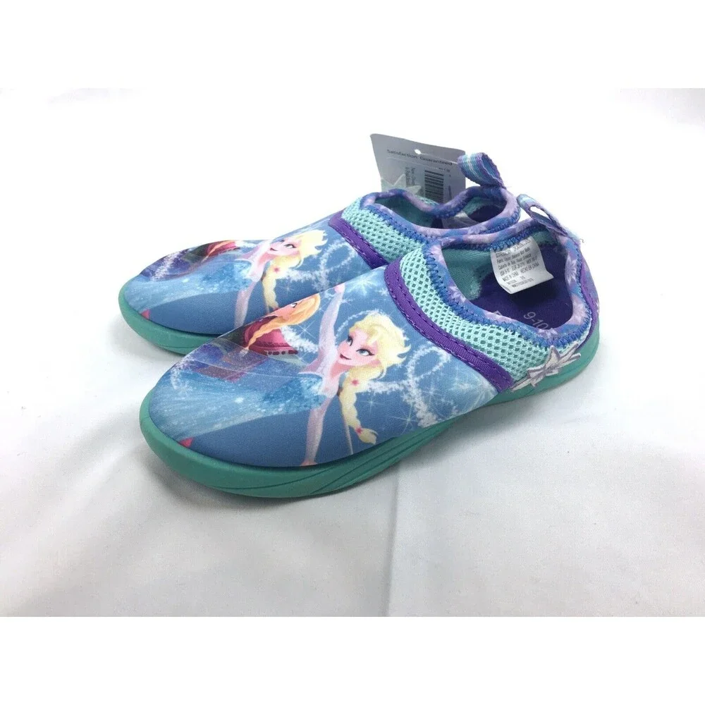 Disney Frozen Elsa Anna Swim‎ Water Shoes Girl Child Size 5/6